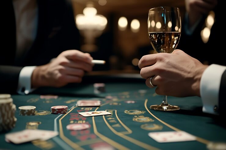 slot16 live blackjack table on mobile phone screen